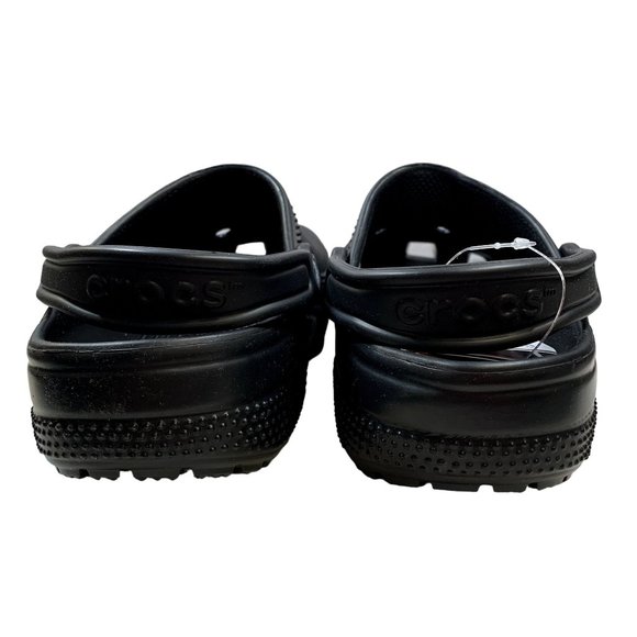 Crocs Classic Clogs Mens 5 Womens 7 Black Slip On Light Water Friendly Sandals 2 - Picture 5 of 13